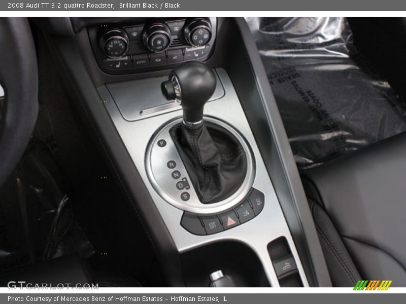Brilliant Black / Black 2008 Audi TT 3.2 quattro Roadster