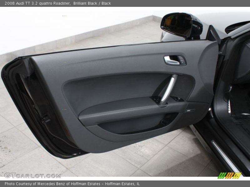 Brilliant Black / Black 2008 Audi TT 3.2 quattro Roadster
