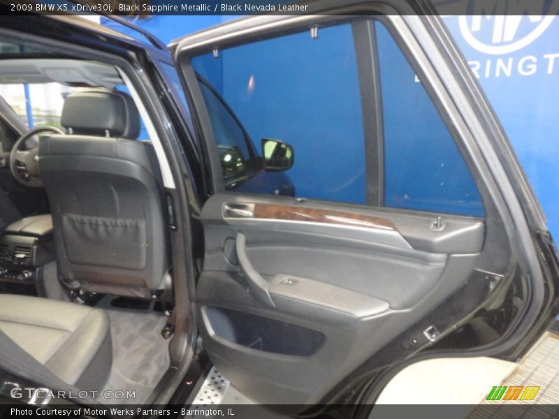 Black Sapphire Metallic / Black Nevada Leather 2009 BMW X5 xDrive30i