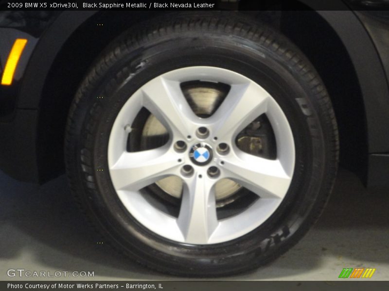 Black Sapphire Metallic / Black Nevada Leather 2009 BMW X5 xDrive30i