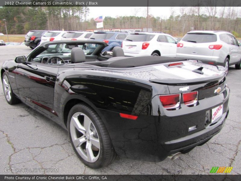 Black / Black 2012 Chevrolet Camaro SS Convertible