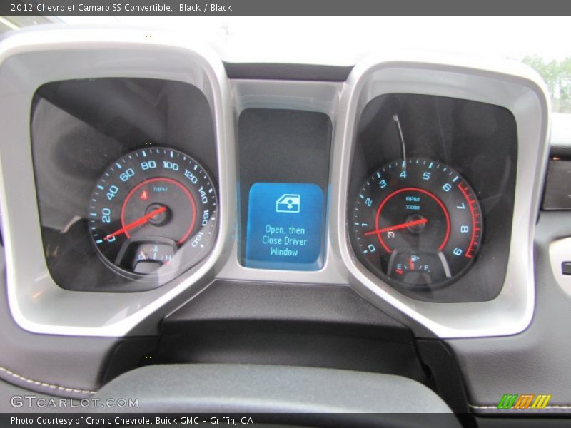  2012 Camaro SS Convertible SS Convertible Gauges