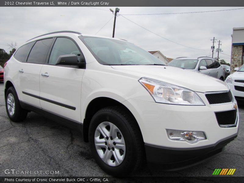 Front 3/4 View of 2012 Traverse LS