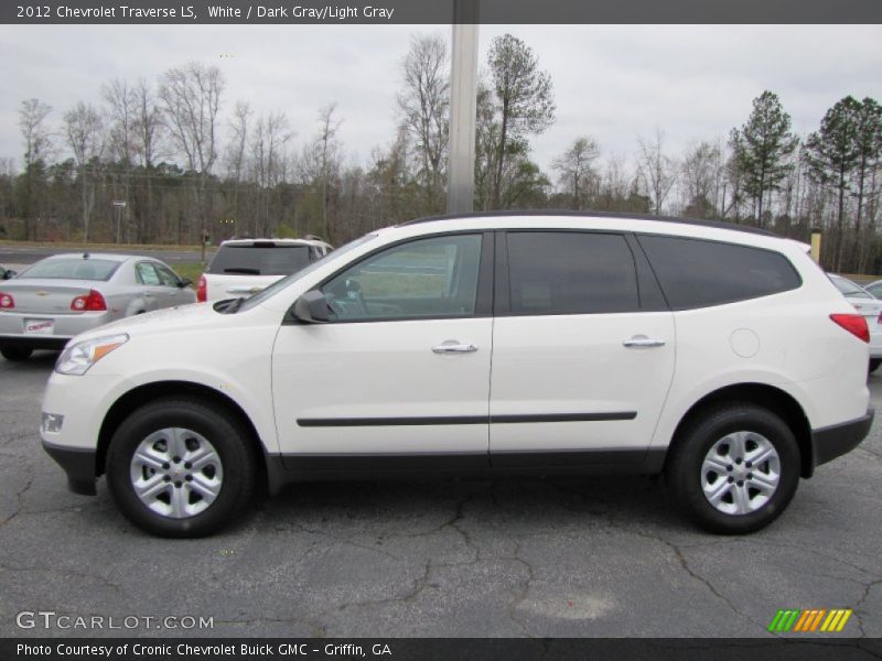  2012 Traverse LS White