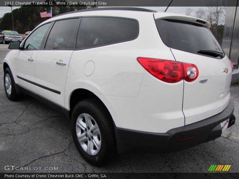  2012 Traverse LS White