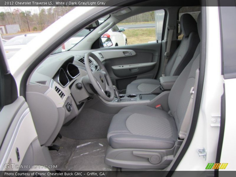  2012 Traverse LS Dark Gray/Light Gray Interior