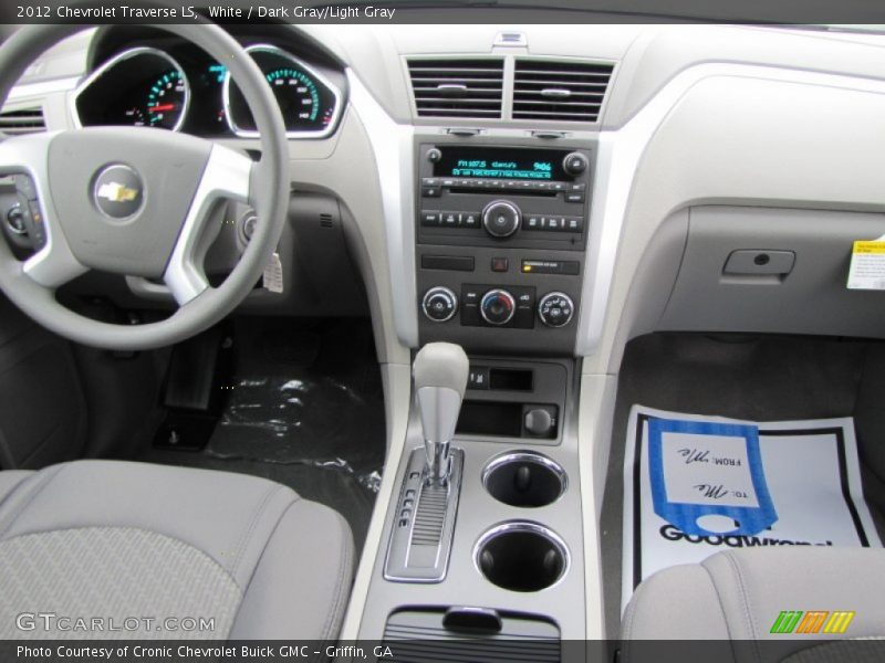Dashboard of 2012 Traverse LS