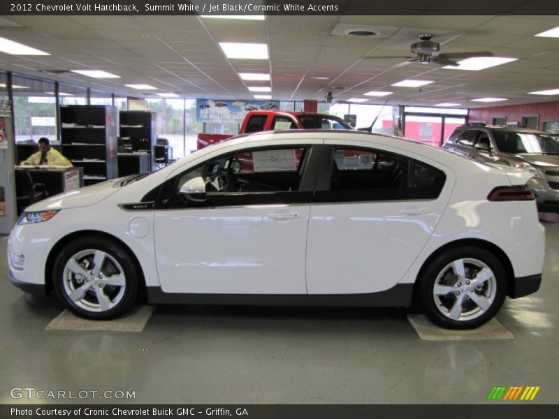 Summit White / Jet Black/Ceramic White Accents 2012 Chevrolet Volt Hatchback