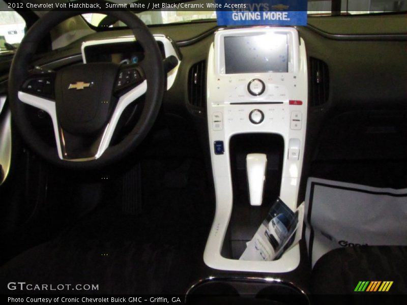 Summit White / Jet Black/Ceramic White Accents 2012 Chevrolet Volt Hatchback