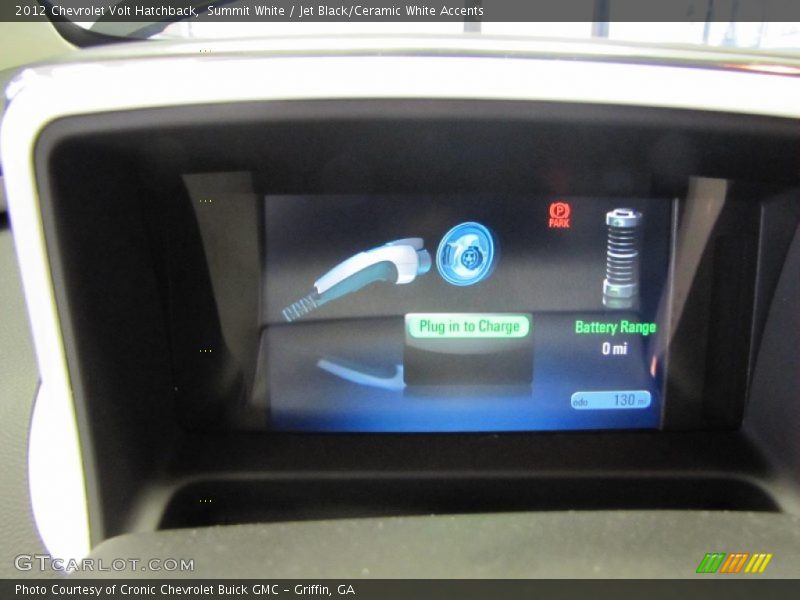 Summit White / Jet Black/Ceramic White Accents 2012 Chevrolet Volt Hatchback