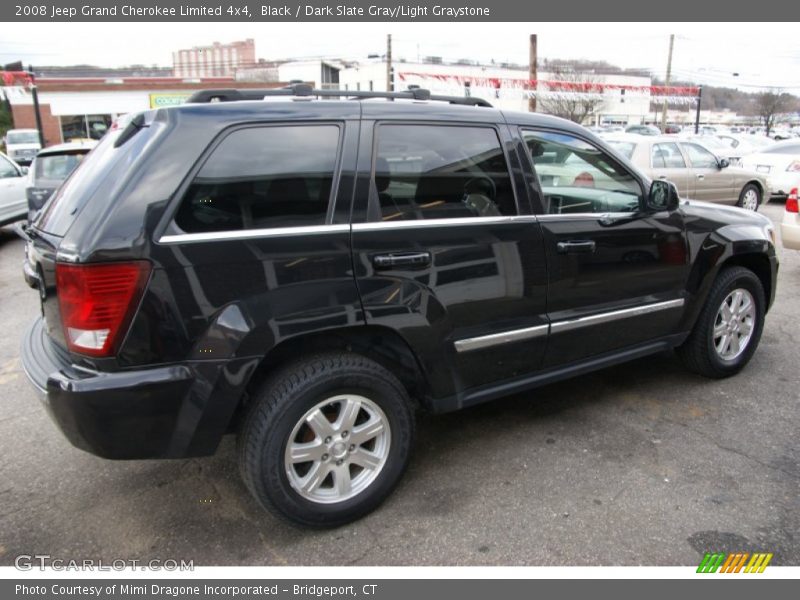 Black / Dark Slate Gray/Light Graystone 2008 Jeep Grand Cherokee Limited 4x4