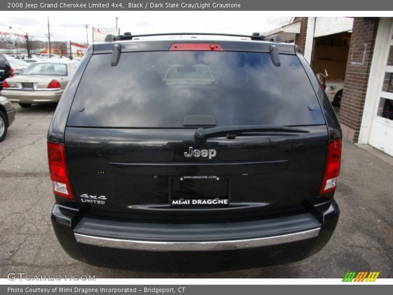 Black / Dark Slate Gray/Light Graystone 2008 Jeep Grand Cherokee Limited 4x4