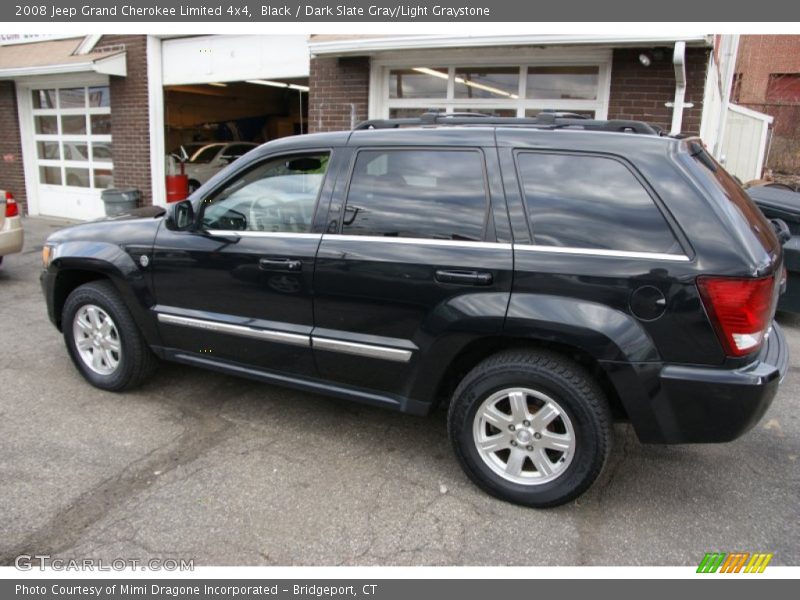 Black / Dark Slate Gray/Light Graystone 2008 Jeep Grand Cherokee Limited 4x4