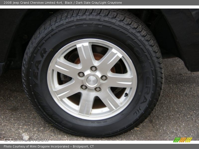 Black / Dark Slate Gray/Light Graystone 2008 Jeep Grand Cherokee Limited 4x4