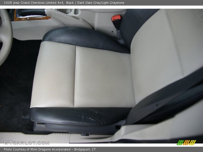 Black / Dark Slate Gray/Light Graystone 2008 Jeep Grand Cherokee Limited 4x4