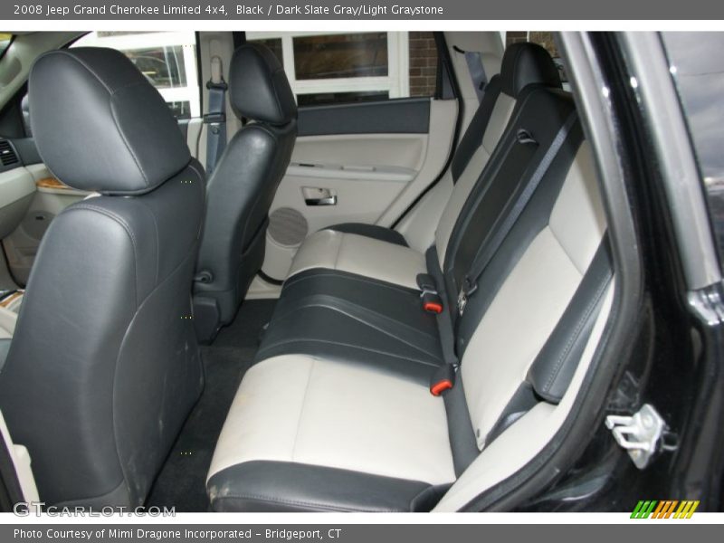 Black / Dark Slate Gray/Light Graystone 2008 Jeep Grand Cherokee Limited 4x4
