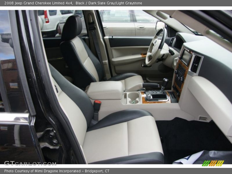 Black / Dark Slate Gray/Light Graystone 2008 Jeep Grand Cherokee Limited 4x4