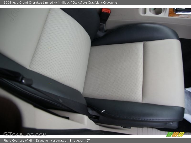 Black / Dark Slate Gray/Light Graystone 2008 Jeep Grand Cherokee Limited 4x4