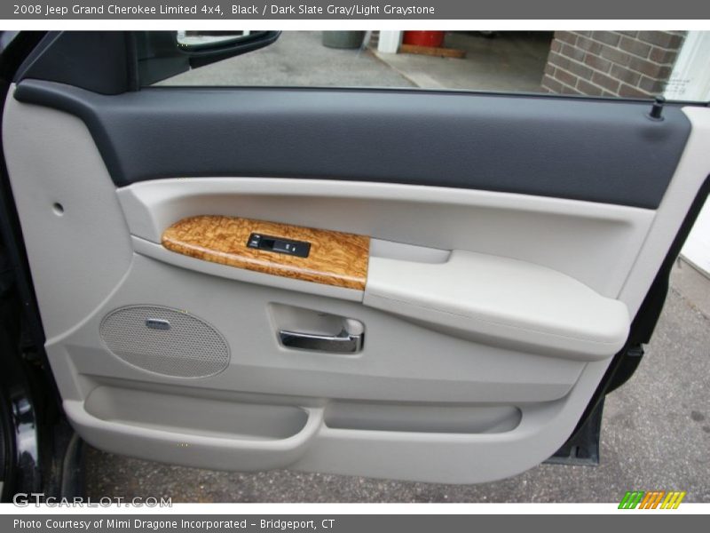 Black / Dark Slate Gray/Light Graystone 2008 Jeep Grand Cherokee Limited 4x4