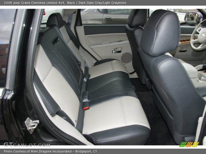 Black / Dark Slate Gray/Light Graystone 2008 Jeep Grand Cherokee Limited 4x4