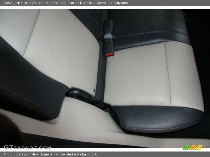 Black / Dark Slate Gray/Light Graystone 2008 Jeep Grand Cherokee Limited 4x4