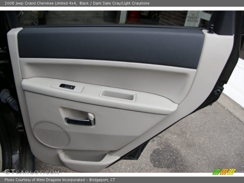Black / Dark Slate Gray/Light Graystone 2008 Jeep Grand Cherokee Limited 4x4