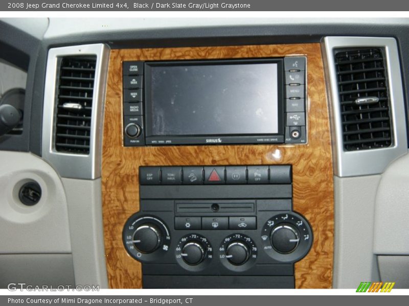 Black / Dark Slate Gray/Light Graystone 2008 Jeep Grand Cherokee Limited 4x4