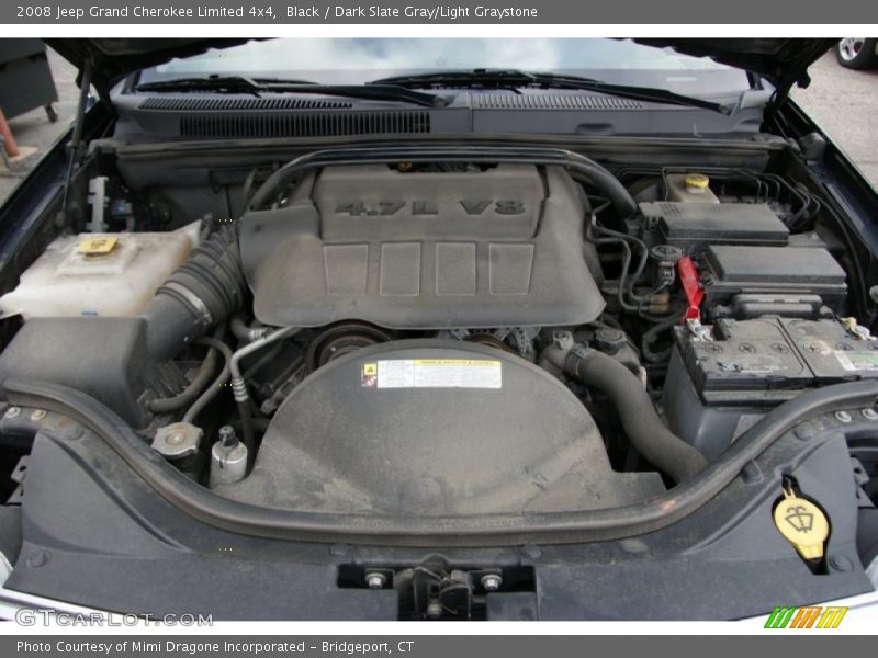 Black / Dark Slate Gray/Light Graystone 2008 Jeep Grand Cherokee Limited 4x4