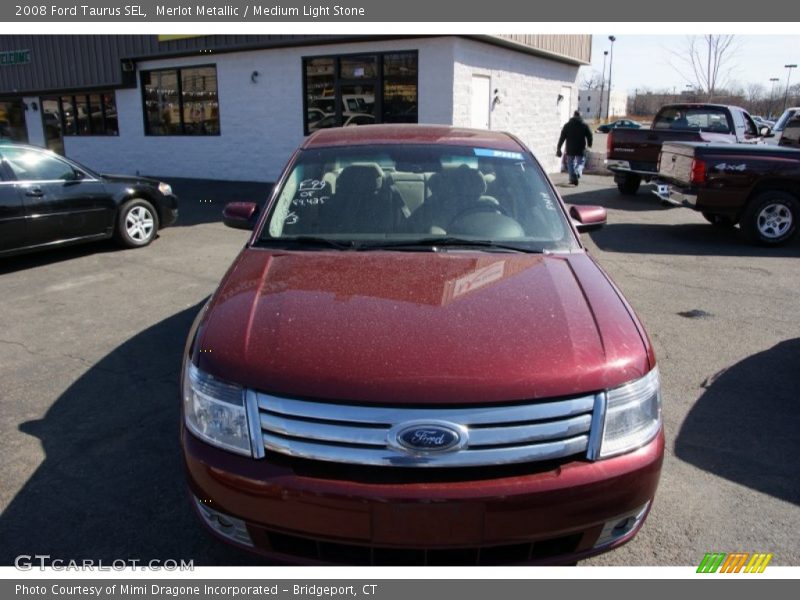 Merlot Metallic / Medium Light Stone 2008 Ford Taurus SEL