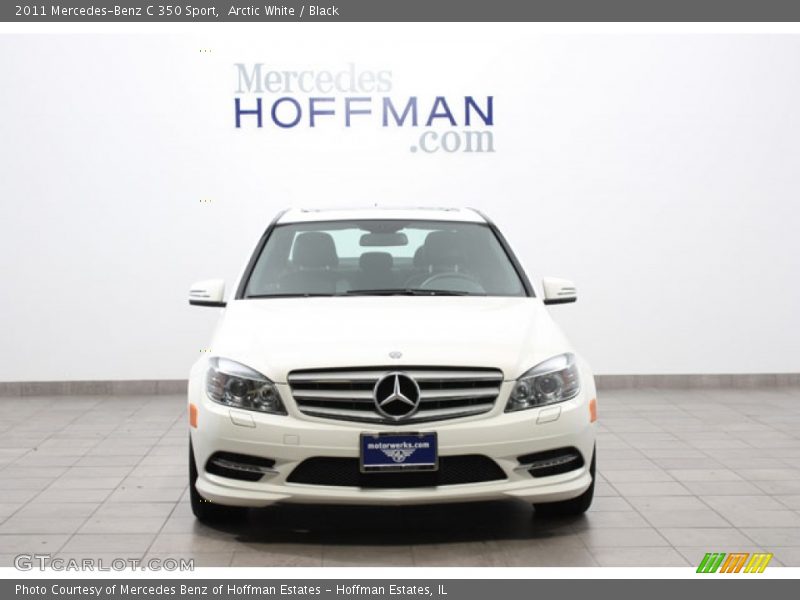 Arctic White / Black 2011 Mercedes-Benz C 350 Sport