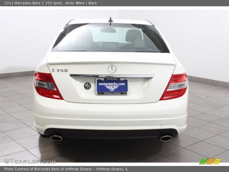 Arctic White / Black 2011 Mercedes-Benz C 350 Sport