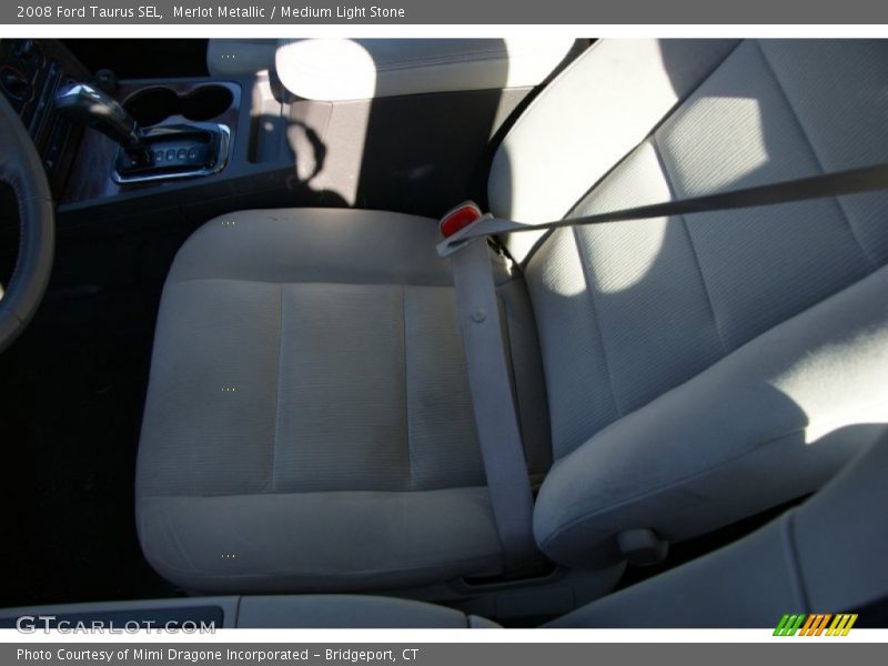 Merlot Metallic / Medium Light Stone 2008 Ford Taurus SEL