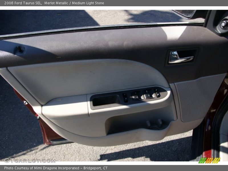 Merlot Metallic / Medium Light Stone 2008 Ford Taurus SEL