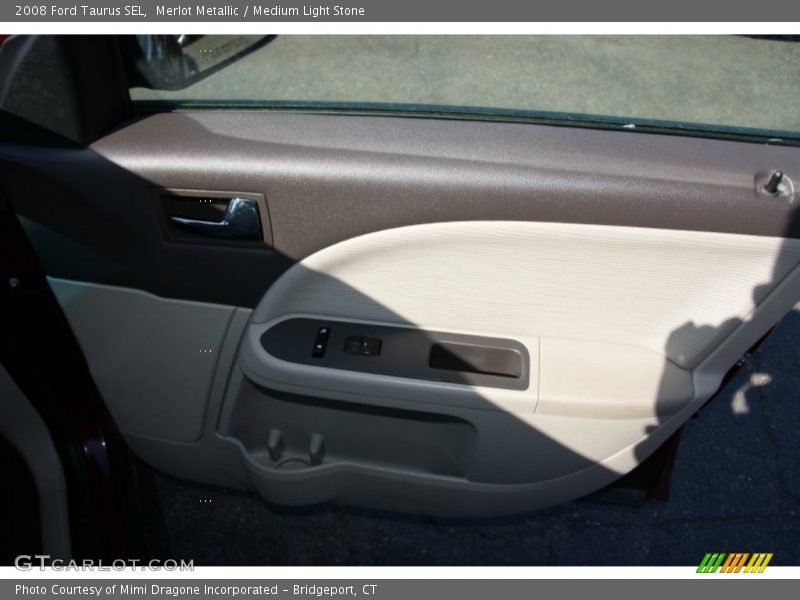 Merlot Metallic / Medium Light Stone 2008 Ford Taurus SEL