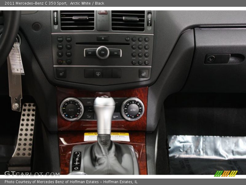 Arctic White / Black 2011 Mercedes-Benz C 350 Sport