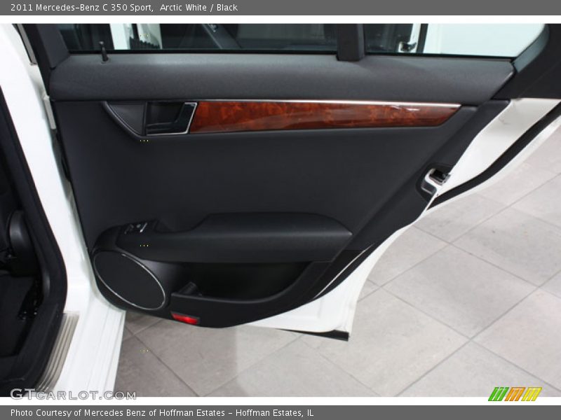 Arctic White / Black 2011 Mercedes-Benz C 350 Sport