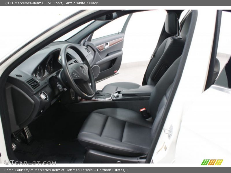 Arctic White / Black 2011 Mercedes-Benz C 350 Sport
