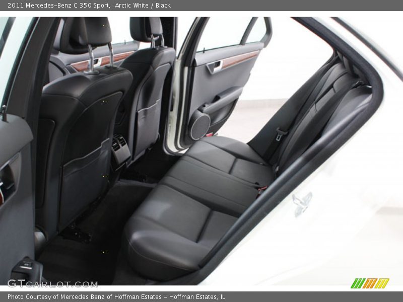 Arctic White / Black 2011 Mercedes-Benz C 350 Sport