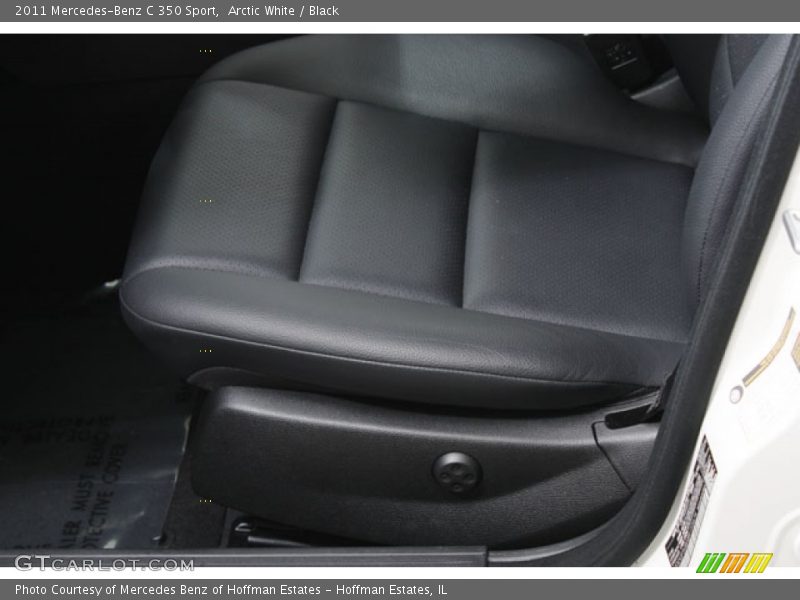 Arctic White / Black 2011 Mercedes-Benz C 350 Sport