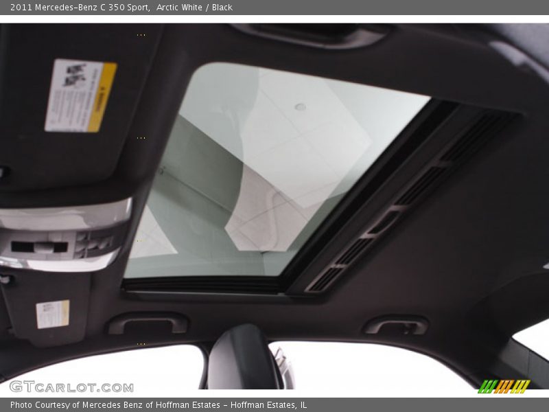 Arctic White / Black 2011 Mercedes-Benz C 350 Sport