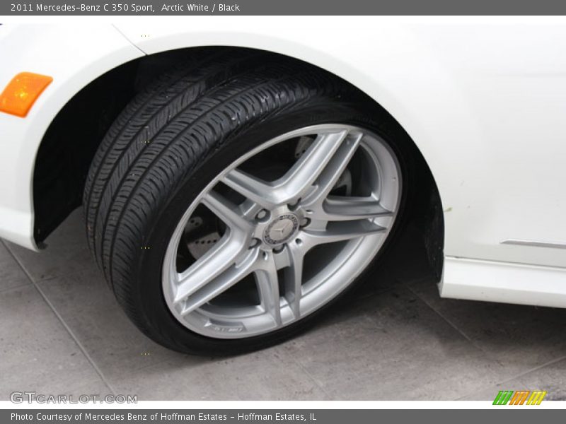 Arctic White / Black 2011 Mercedes-Benz C 350 Sport