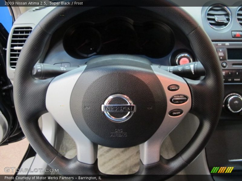 Super Black / Frost 2009 Nissan Altima 2.5