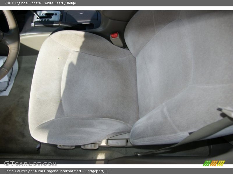 White Pearl / Beige 2004 Hyundai Sonata