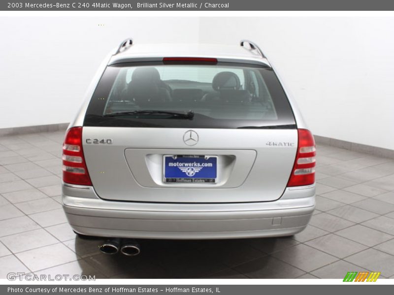 Brilliant Silver Metallic / Charcoal 2003 Mercedes-Benz C 240 4Matic Wagon