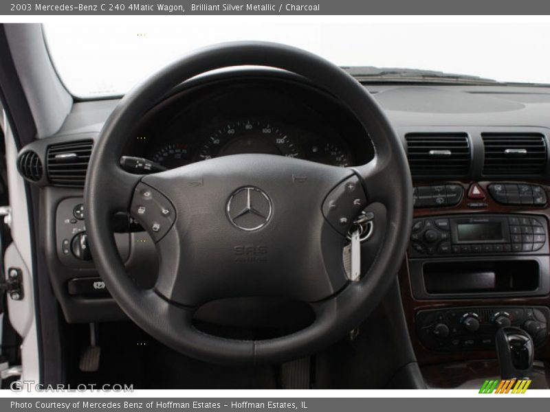 Brilliant Silver Metallic / Charcoal 2003 Mercedes-Benz C 240 4Matic Wagon
