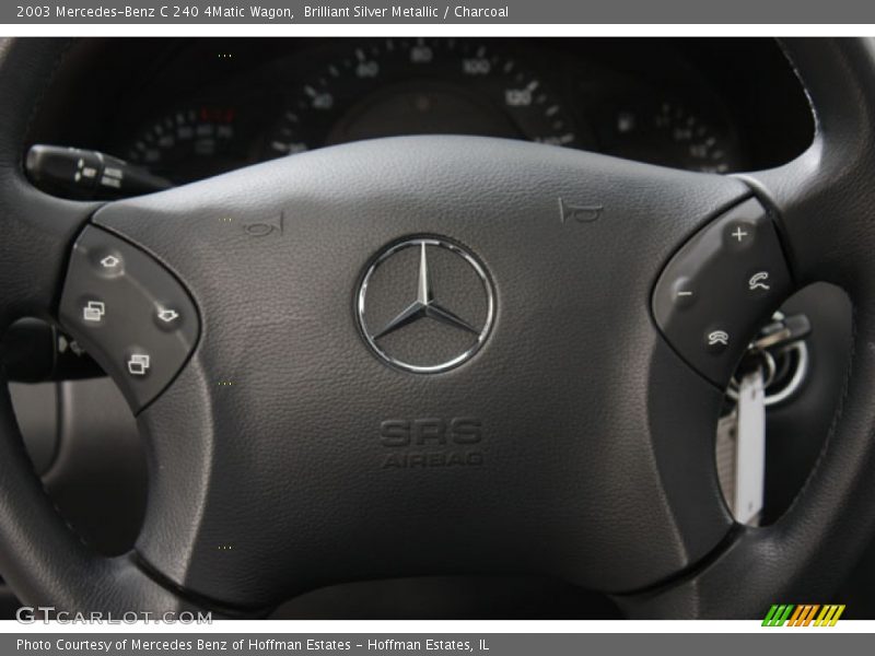 Brilliant Silver Metallic / Charcoal 2003 Mercedes-Benz C 240 4Matic Wagon