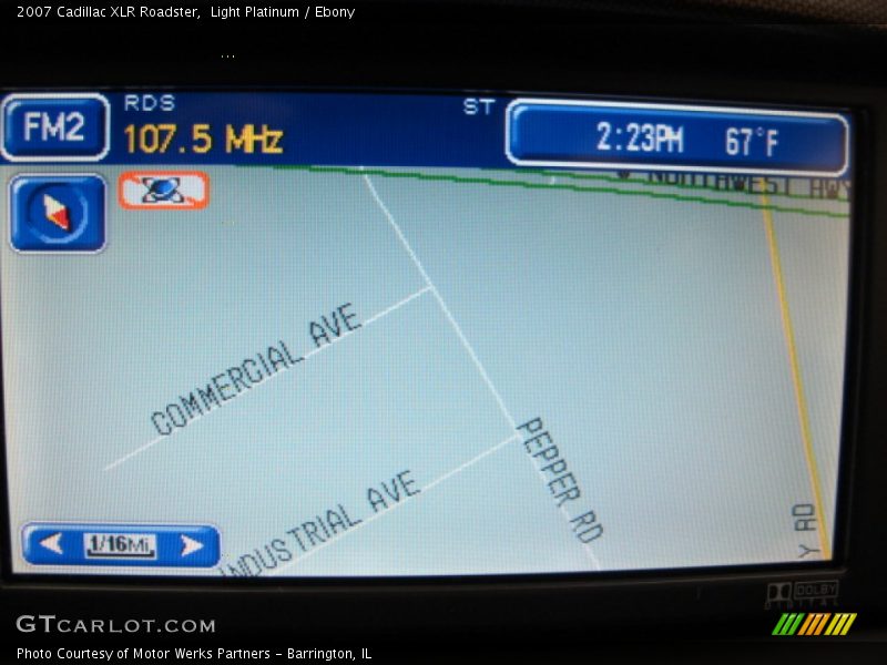 Navigation of 2007 XLR Roadster