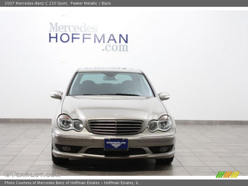 Pewter Metallic / Black 2007 Mercedes-Benz C 230 Sport