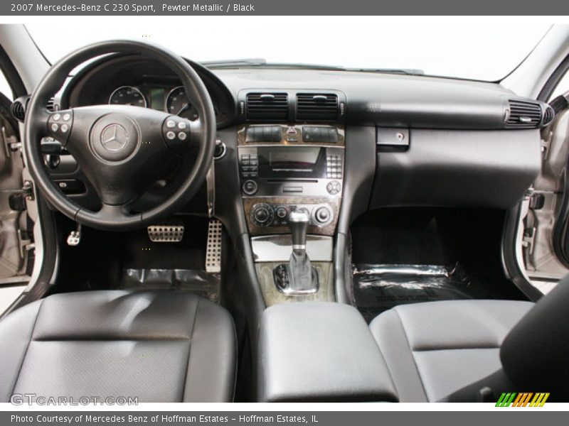 Pewter Metallic / Black 2007 Mercedes-Benz C 230 Sport
