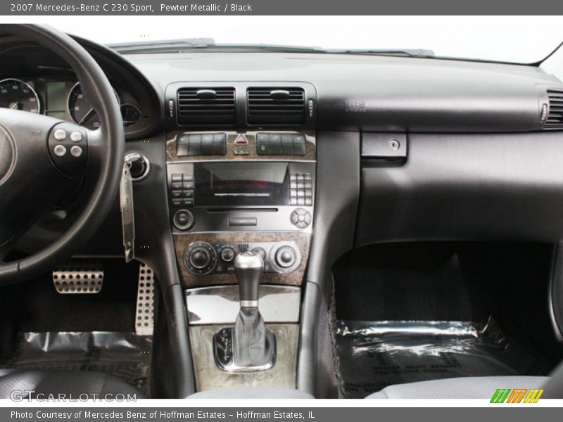 Pewter Metallic / Black 2007 Mercedes-Benz C 230 Sport